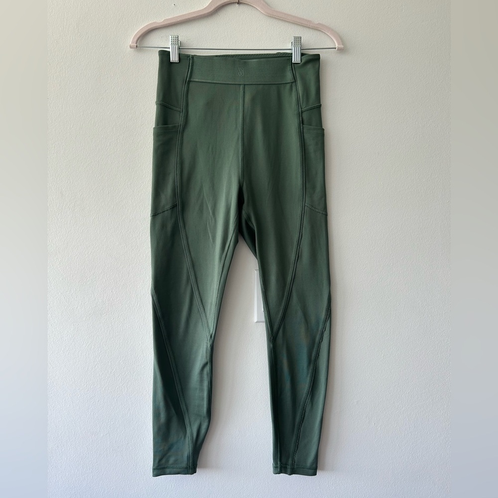 Victoria's Secret Sport Sage Green Sports Bra & Leggings Set Small Medium - Picture 5 of 15